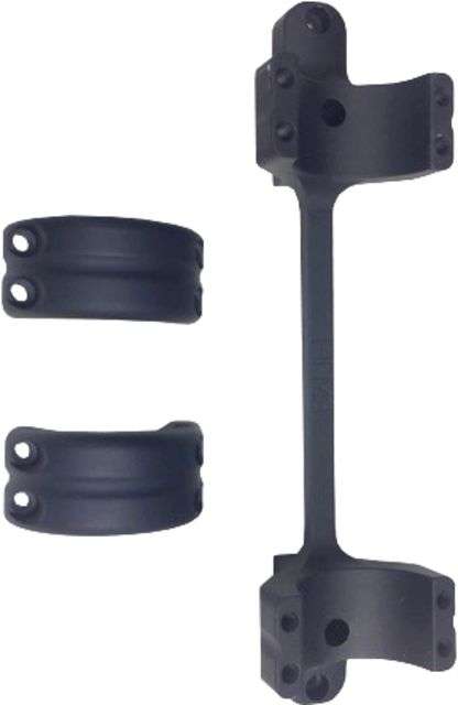 DNZ Products 215 Tactical Scope Mount - Howa 1500 Weatherby Mark V Magnum 9 Lug Weatherby Vanguard Long Action Medium Ring 21.5 MOA 30 mm Tube Black - DNZ