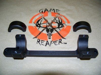 DNZ Products Game Reaper Scope Mount - Remington 700 Short Action Low Ring 1 in Tube Black Matte - Dnz Products