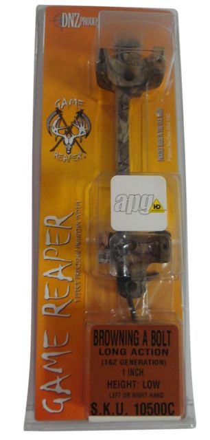 DNZ Products Game Reaper Scope Mount - Browning A Bolt Long Action Low Ring 1 in Tube Camo - DNZ