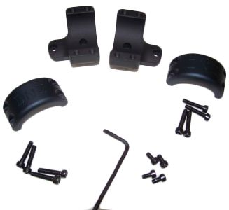 DNZ Products Hunt Masters Two Piece Mounts - Marlin XL7/XS7/Winchester 70 High Ring 30 mm Tube 4 Screws Black Matte