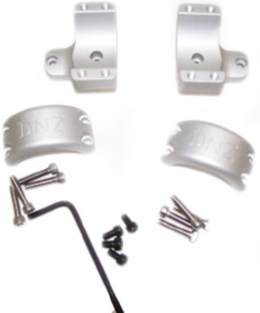 DNZ Products Hunt Masters Two Piece Mounts - Savage Flatback 2003 And Older, Medium Ring, 30 mm Tube, 4 Screws, Silver, 2SF3TMS by USA DNZ Products Rifle Scope Rings