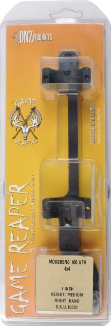 DNZ Products Game Reaper Scope Mount - Mossberg 100ATR/4x4 Medium Ring 1 in Tube Black Matte