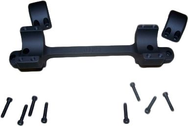 DNZ Products Game Reaper Scope Mount - Remington 700 Long Action Tactical Medium Ring 0 MOA 30 mm Tube Black Matte - Dnz Products