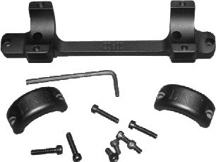 DNZ Products Game Reaper Scope Mount - Savage All Round Receiver Short Action Medium Ring 20 MOA Right Hand 1 in Tube Black Matte - Dnz Products
