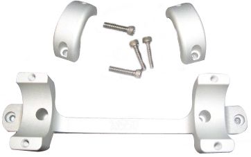 DNZ Products Game Reaper Scope Mount - Savage Axis or Edge Medium Ring 1 in Tube Silver - Dnz Products