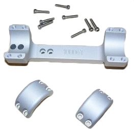 DNZ Products Game Reaper Scope Mount - T/C Encore Omega Tactical Medium Ring 30 mm Tube Silver - DNZ