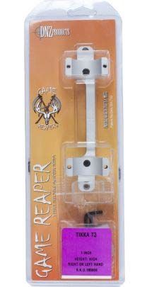 DNZ Products Game Reaper Scope Mount - Tikka T3 Low Ring 1 in Tube Silver