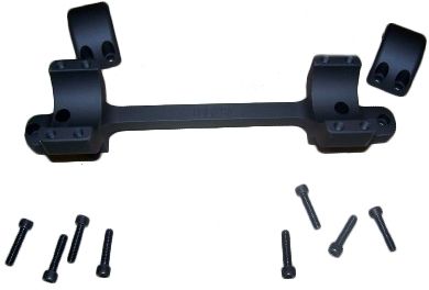 DNZ Products Game Reaper Scope Mount Winchester Model 70 Long Action 1 in Tube Medium Ring 0 MOA Black - DNZ