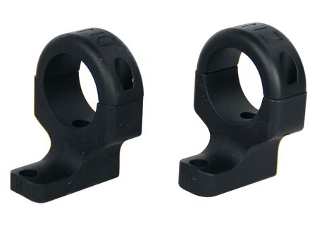 DNZ Products Hunt Masters Two Piece Mounts - Savage Flatback 2003 And Older High Ring 1 in Tube 2 Screws Black Matte - Dnz Products