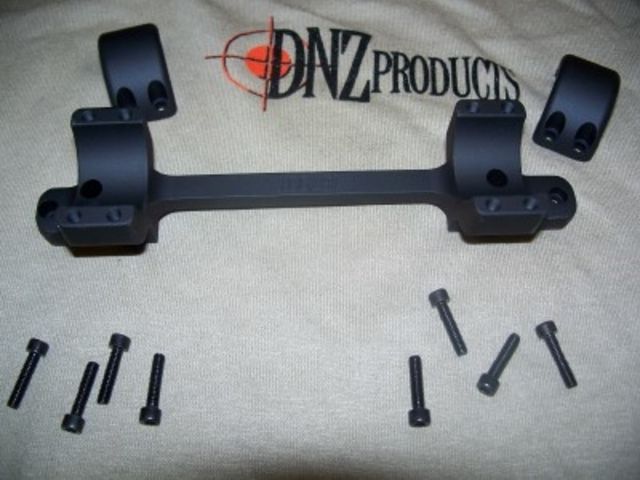 DNZ Products Game Reaper Scope Mount - Remington 700 Long Action High Ring 20 MOA Hand 1 in Tube Black Matte - Dnz Products