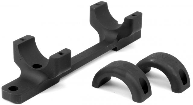 DNZ Products Game Reaper Scope Mount - Remington 700 Short Action Low Ring 0 MOA 1 in Tube Black Matte