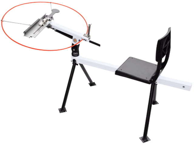 Do All Outdoors Backyard Seat Trap Launcher White 1 or 2 Clays