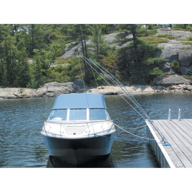 Dock Edge Mooring Whips 2PC 16ft 20000LBS up to 33ft Premium