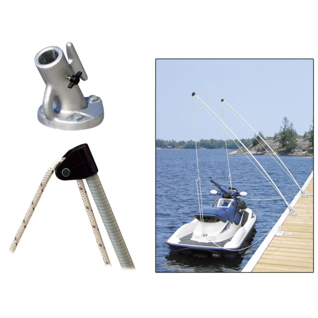 Dock Edge Mooring Whips 8ft 2000 LBS up to 18ft Economy