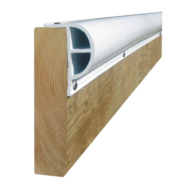 Dock Edge PRODOCK Heavy "P" Dock Profile - 3 8' Sections - White