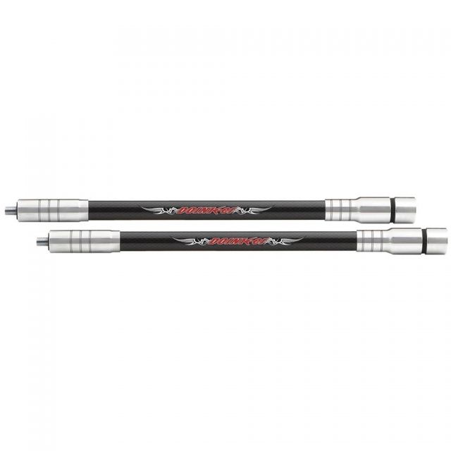 Doinker Avancee Sidebars Black/Silver 12 in. 2 pk. - Doinker