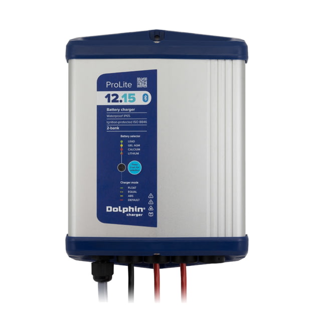 Dolphin Charger PROLITE Series Dolphin Battery Charger - 12V 15A 110VAC - 2 Outputs One Size - Dolphin Charger