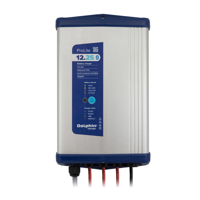 Dolphin Charger PROLITE Series Dolphin Battery Charger - 12V 25A 110/220VAC - 3 Outputs One Size - Dolphin Charger