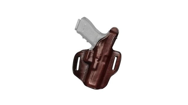 Don Hume H721 Open Top Conceal Carry Holster SW MP Compact .40 Cal. 3.5 in Bl Left Hand Saddle Brown - Don Hume