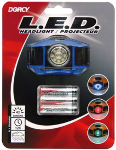 Dorcy 3 AAA LED Multifunctional Headlight w/ Batteries - Dorcy