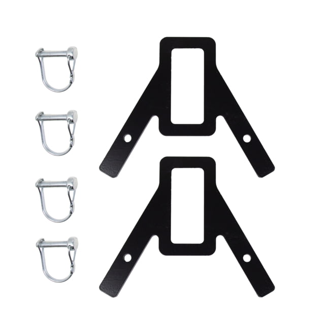 Double Tap Industries 2x4 Hybrid DIY Target Stand Bracket Kit for Steel Targets Stand Kit w/ Quick Pins Black - Double Tap Industries