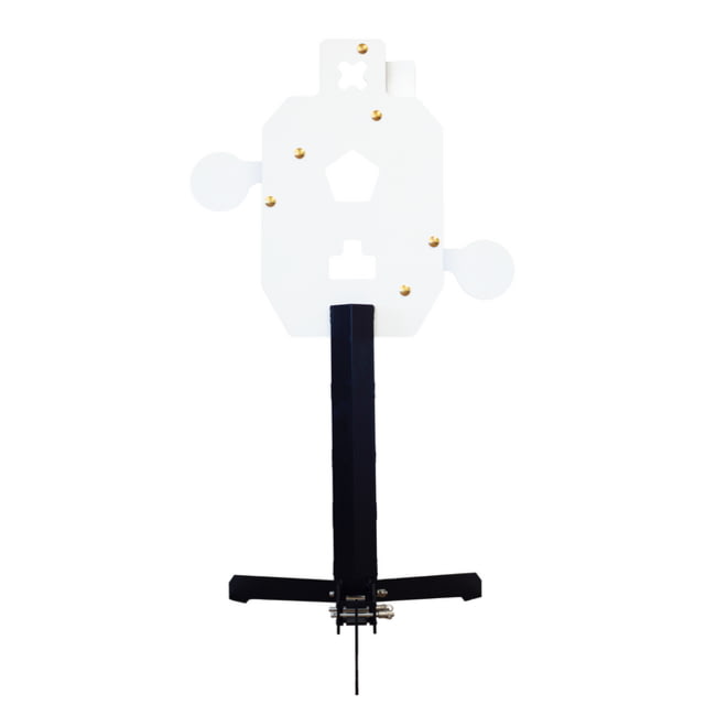 Double Tap Industries AR500 Triple Threat w/Paddles & Torso Black/White - Double Tap Industries