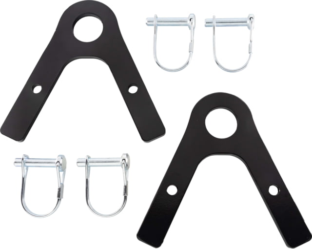 Double Tap Industries Conduit DIY Target Stand Bracket Kit for Steel Targets Conduit Brackets & Quick Pins Black - Double Tap Industries