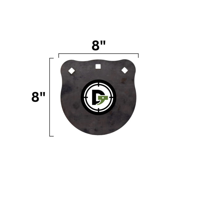 Double Tap Industries Rimfire Steel Gong Target Raw 8in