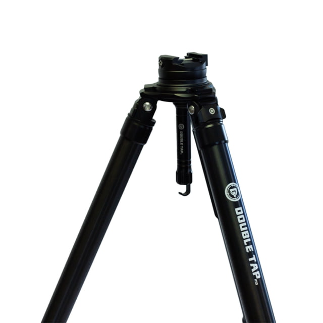 Double Tap Industries Stronghold Aluminum Shooting Tripod w/Leveling Head Black - Double Tap Industries