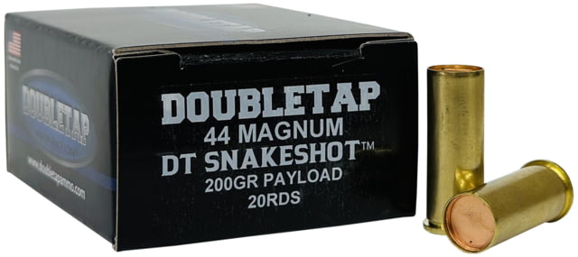 bletap Ammunition .44 Magnum 200 Grain Snake Shot Brass Cased Pistol 20 Rounds Ammo