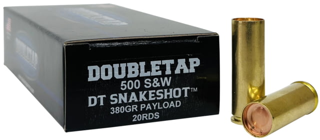 bletap Ammunition .500 S&W Magnum 380 Grain Snake Shot Brass Cased Pistol 20 Rounds Ammo
