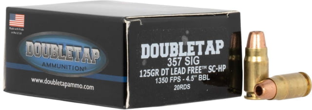 bletap .357 SIG 125 Grain Hollow Point Pistol 20 Rounds Ammo
