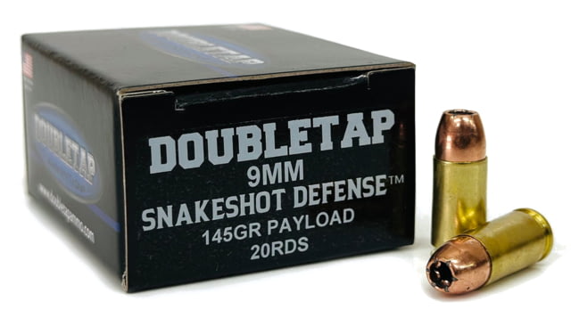 DoubleTap Ammunition Snake Shot 9mm 20 Per Box/50 Case - Doubletap Ammunition