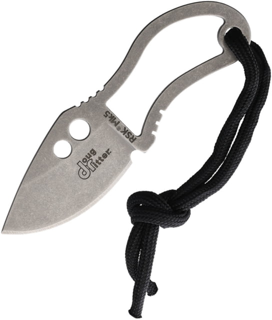 Doug Ritter RSK MK5 Fixed Blade SW Knife 1.75" stonewash finish 2Cr13 stainless blade Skeletonized handle DRMK5 / - Doug Ritter