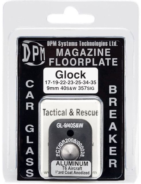 DPM Glock 17/19/22 Magazine Floorplate/Glass Breaker Aluminum - Dpm