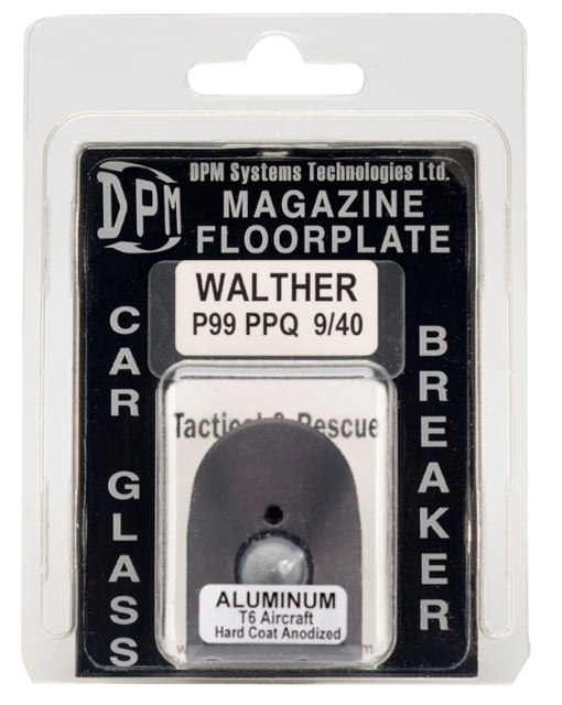 DPM Walther P99-PPQ Magazine Floorplate/Glass Breaker Black - Dpm