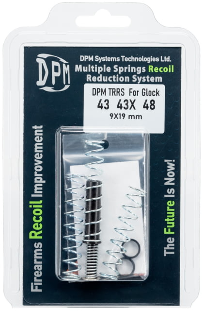 DPM Glock 43/43X/48 Mechanical Recoil Reduction System Stainless - Dpm