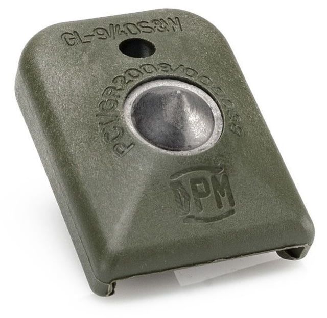DPM Glock 17/19/22 Magazine Floorplate/Glass Breaker Olive Green - Dpm