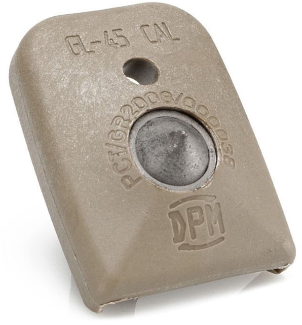 DPM Glock 21/30/37/38/39 .45 Auto/.45 G.A.P. Magazine Floorplate/Glass Breaker Dark Earth - Dpm