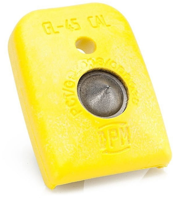 DPM Glock 21/30/37/38/39 .45 Auto/.45 G.A.P. Magazine Floorplate/Glass Breaker Yellow - Dpm