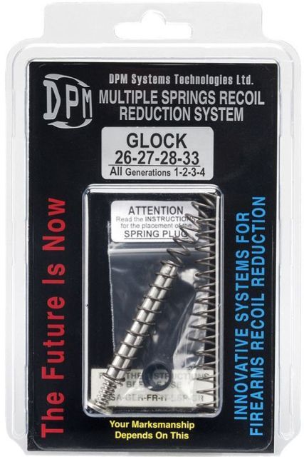 DPM Mechanical Recol Gens 1-5 Slide Extended System Reduction System Glock 26/27/28/33/39 Stainless - Dpm