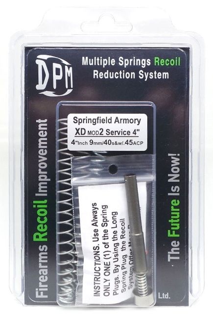 DPM Springfield Armory XD MOD.2 Service 4in Barrel Mechanical Recoil Reduction System Stainless - Dpm