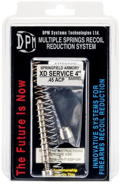 DPM Springfield Armory XD Service Model 4in .45 ACP Mechanical Recoil Reduction System Stainless - Dpm
