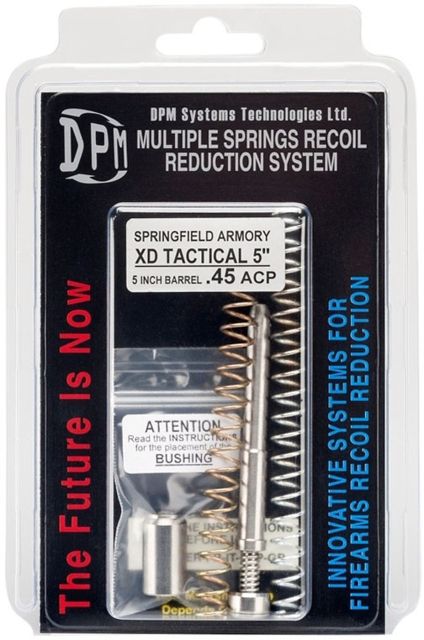 DPM Springfield Armory XD Tactical 5in Barrel .45 ACP Mechanical Recoil Reduction System Stainless - Dpm