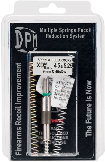 DPM Springfield Armory XD-M 4.5in/5.25in Barrel 9mm/40 S&W Mechanical Recoil Reduction System Stainless - Dpm
