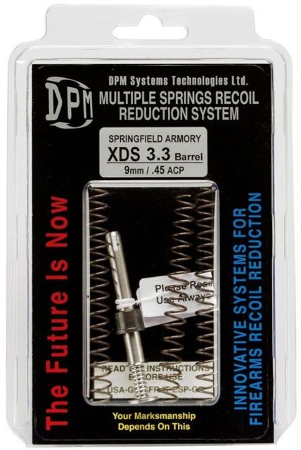 DPM Springfield Armory XD-S/MOD.2 3.3in Barrel Slide Extended System Mechanical Recoil Reduction System Stainless - Dpm
