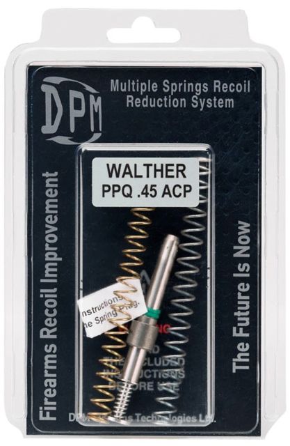 DPM Walther PPQ/PPQ M2 .45 ACP Mechanical Recoil Reduction System Stainless - Dpm