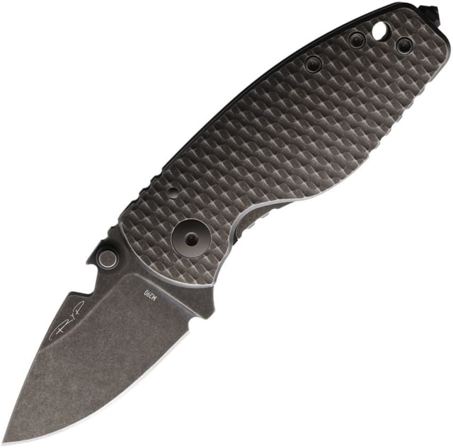 DPx Gear Heat Framelock Folding Knife 3in Bohler M390 Stainless Steel Drop Point Platinum Gray 3D Titanium Gray - Dpx Gear