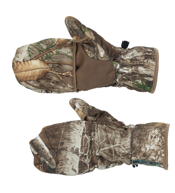 DSG Outerwear Sherpa Fleece Flip Top Mitten - Women's Realtree Edge Extra Large - Dsg Outerwear