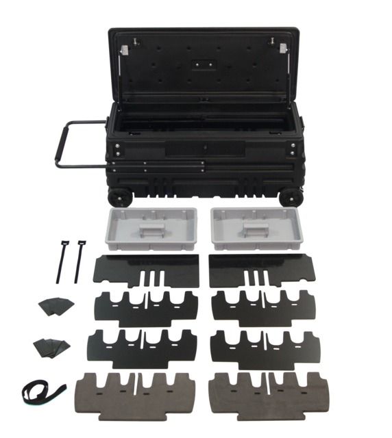 Du-Ha Squad Box w/ Manual Latch - Interior / Exterior Portable and Lockable Storage for Pickup Trucks / Jeeps / Various SUV's Black - Du-Ha